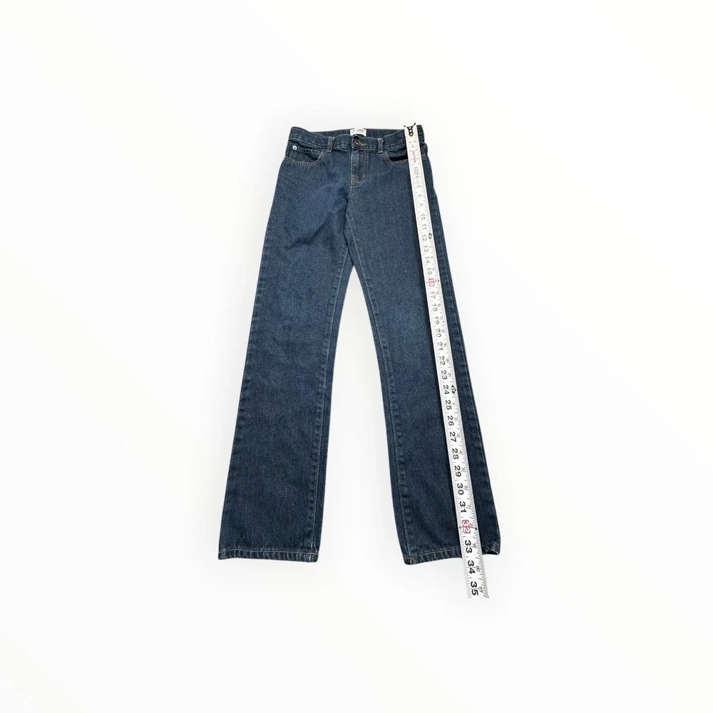 The Children's Place Jeans Boys 12 Dark Wash Skinny Fit Adjustable Waist Denim‎